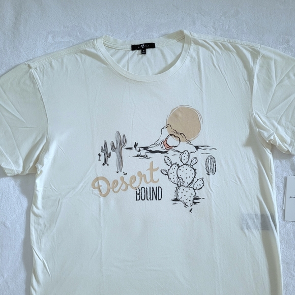 ✨️HP✨️ 7 For All Mankind "Desert🏜 Bound" Graphic Tee👕 - NWT - Picture 11 of 13